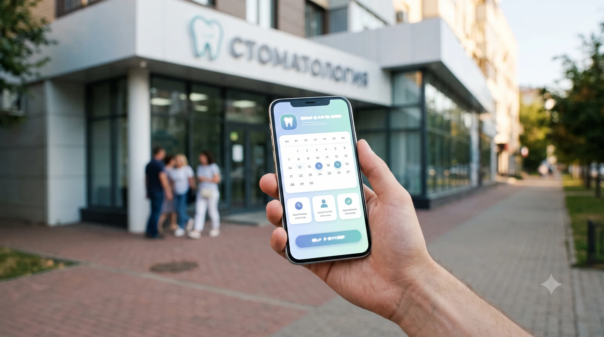 Онлайн-запись в стоматологию со смартфона